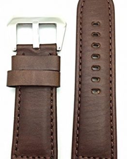 Panerai Watch 26mm Dark Brown Leather Watch Band