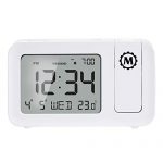 Indoor Temperature Projection Alarm Clock with Backlight Display