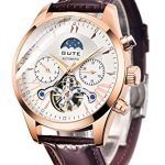 Men's Watch Luxury Mechanical Moon Phrase Skeleton