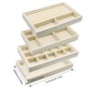 Velvet Jewelry Organizer Tray Stackable, Jewelry Storage