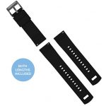 22mm Black - Barton Elite Silicone Watch Bands