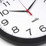 Wall Clock Non-Ticking Digital Plastic Battery