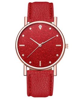 Red Women's Wrist Watches Women's Luxury Bokeley