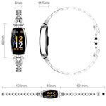 Blood Pressure, Heart Rate, Sleep Monitor Exquisite Smart Watch