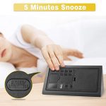Wood Digital Dual Alarms Clocks