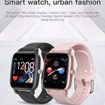 Smart Watch for Android & iOS with Heart Rate, Blood Oxygen, Fitness Tracker & Waterproof Display