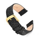 Genuine Leather Crocodile Grain Watch