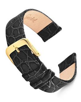 Genuine Leather Crocodile Grain Watch