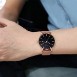 BUREI Men's Fashion Minimalist Wrist Watch Analog Date