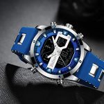 Digital LED Waterproof Sports Watches Chronograph Silicone Band