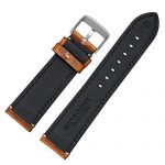 WOCCI 22mm Watch Band, Premium Saddle Style Vintage