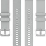 Grey Easy Change Replacement Soft Silicone Rubber Watch Band