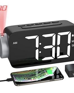 Projection Led Alarm Clock Radio Digital Alarm