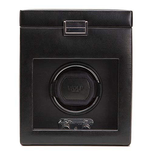 Single Watch Winder with Cover and Storage
