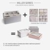 Vlando Gray Jewelry Trays - Stackable Storage for Elegant Organization