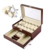 Slots Jewelry Display Case Organizer Watch Box