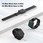 Smart Watch, Virmee VT3 Plus Fitness Tracker 1.5 In HD Touch Screen