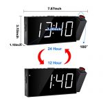 Large Display Bedrooms Projection Alarm Clock Radio