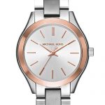 Michael Kors Women's Mini Slim Runway Silver-Tone Watch