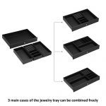 BEWISHOME Watch Box Organizer with Valet Drawer