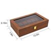 LOSKORIN Watch Box, Executive 12 Slots Watch Case with Valet