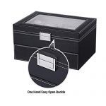 BEWISHOME Watch Box Organizer with Valet Drawer