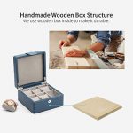 Vlando Wooden Watch Storage Box Organizer