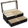 Leather Watch Box Case Organizer
