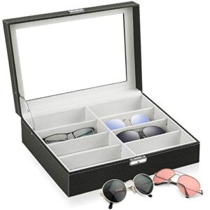 Watch Storage Box Lockable Case Black