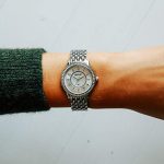 August Steiner Crystal Studded Women’s Watch