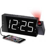 rojector Ceiling Clock with 7”Large Digtal LED Display Dimmer
