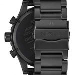 NIXON 51-30 Chrono A083 - All Black/Yellow - 300m Water Resistant