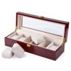 Karamanda 6 Wide Slots Wooden Paint Watch Box