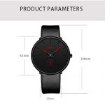 Mens Watch Minimalist Fashion Luxury Ultra Thin Wrist Watches