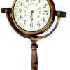 Timeless Elegance Meets Nautical Charm: The Classic Marine Desk Shelf Clock