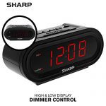 Automatic Smart Clock with Red LEDs, Great for Seniors