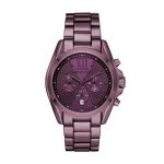 Purple  Michael Kors Quartz Watch Steel Strap