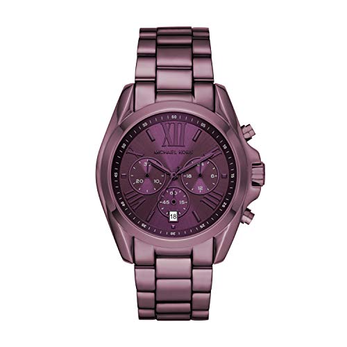 Purple  Michael Kors Quartz Watch Steel Strap