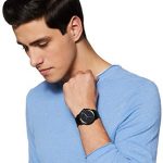 Fossil Minimalist Black Dress Watch - 44MM Stainless Steel Timepiece, Perfect for Effortless Style