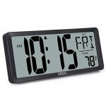 Large Digital Wall Clock for Bedroom