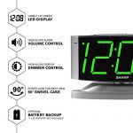 LED Digital Alarm Clock Swivel Base