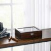 BEWISHOME Watch Box -10 Slot Luxury Watch Case