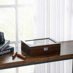 BEWISHOME Watch Box -10 Slot Luxury Watch Case