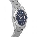 Blue Dial Mens Rolex Oyster Automatic Perpetual Mechanical