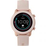 Blush Silicone Strap Rose Gold-Tone Timex Metropolitan
