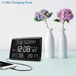Digital Clock Large LED Word Display Dimmable