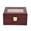 Large Watch Display Case Organizer with Real Glass