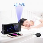 Loud Alarm Clock with Bed Shaker and Projection - The Ultimate Wake-Up Solution