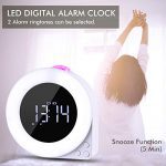 Alarm Clock Star Projector Night Light