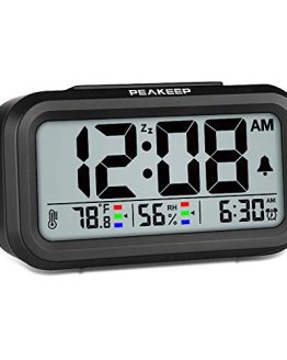 Humidity Temperature Digital Alarm Clock